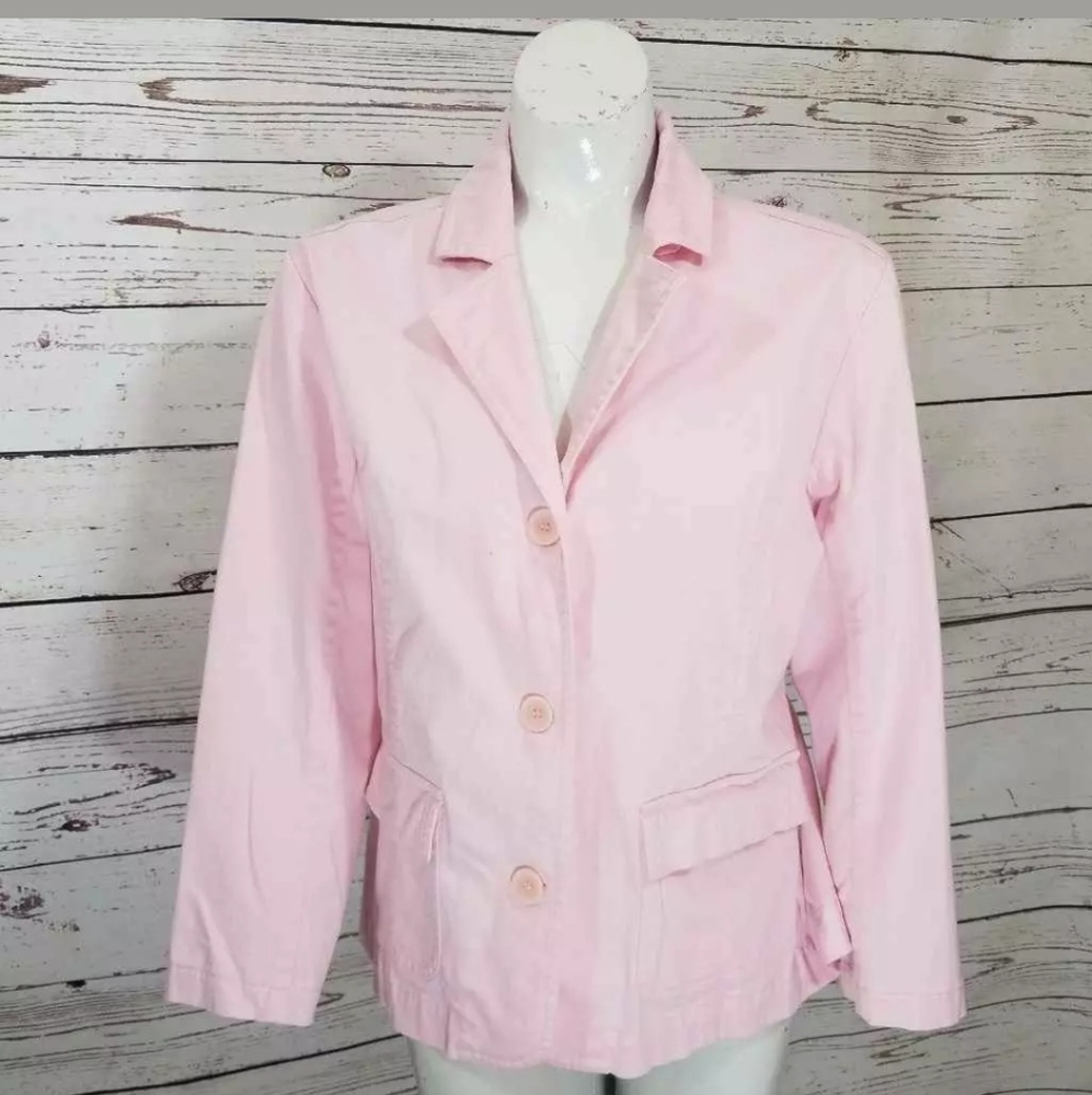 Christopher & Banks Pink Blazer jacket L